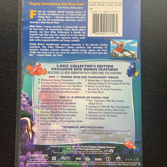 Finding Nemo -2 DVD set - Picture 3 of 3